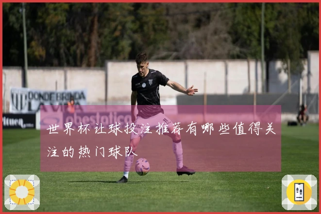 世界杯让球投注推荐有哪些值得关注的热门球队