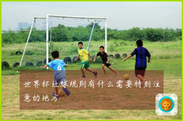 世界杯让球规则有什么需要特别注意的地方