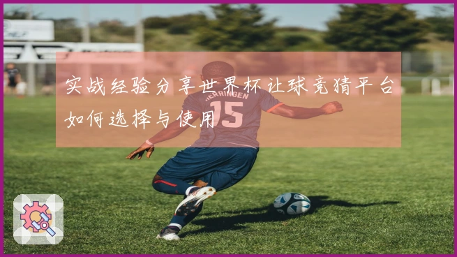 实战经验分享世界杯让球竞猜平台如何选择与使用
